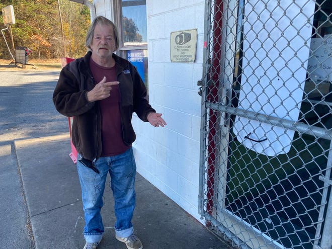 Robert Moorman outside the Creekside Community Mart near Bessemer City, the scene of an officer involved shooting Thursday, Nov. 18, 2021. Moorman, 70, was inside the store when the shooting took place and thought he was going to die.