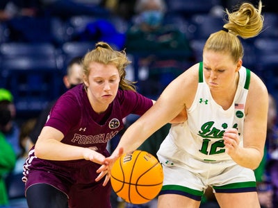 Notre Dame women's basketball adds Fordham standout Anna DeWolfe from transfer portal