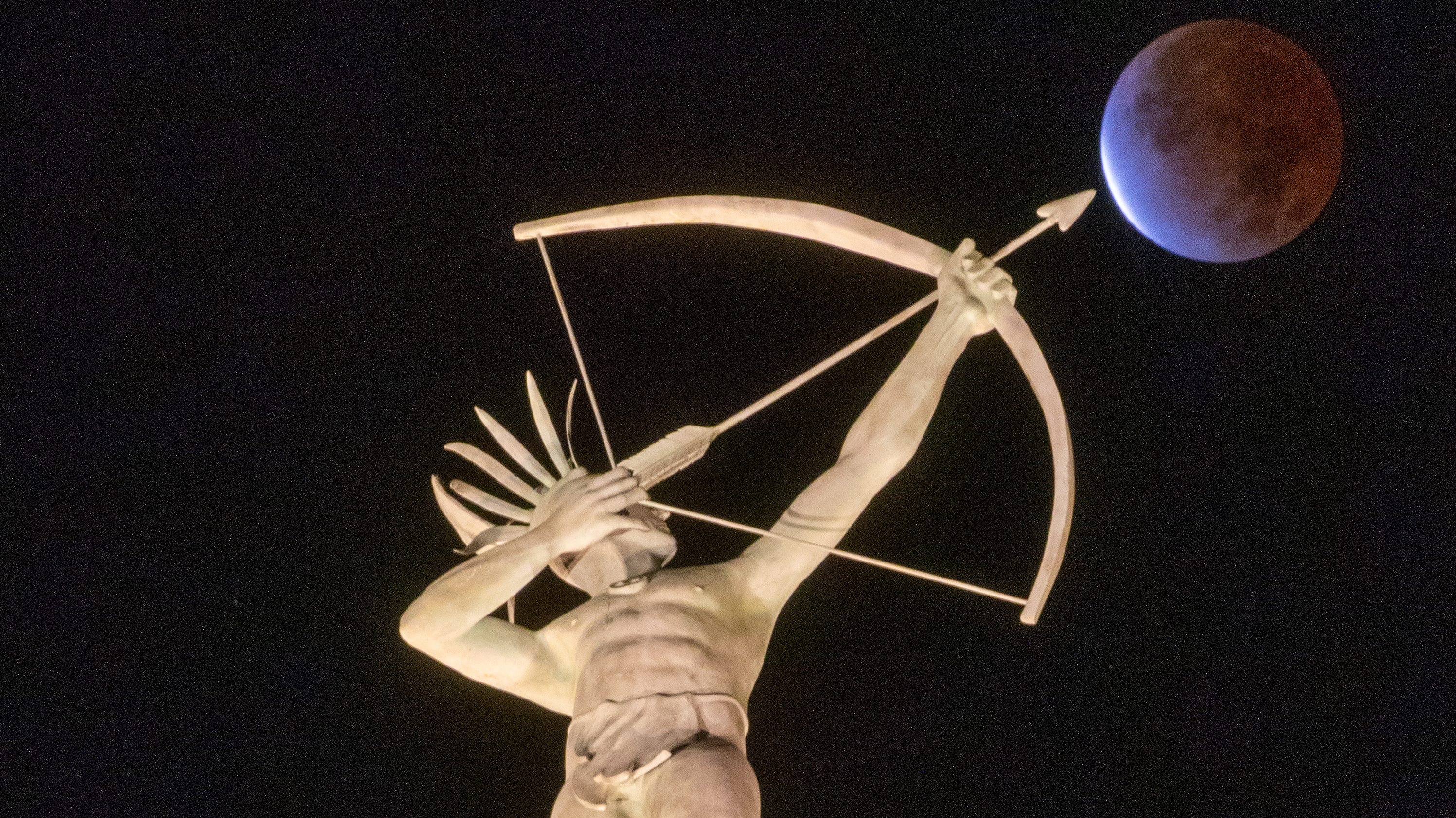 See photos from the longest partial lunar eclipse in 580 years.