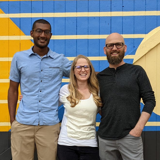 Nolan Singroy, Natasha Gaffer and Nick Krumholz are the founders of Forever Ware, a Minneapolis startup that aims to tackle container waste.