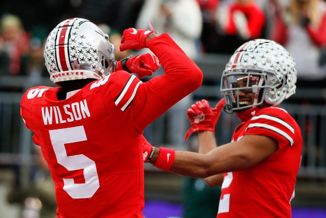 Ohio State receivers Garrett Wilson and Chris Olave are headed to the NFL.