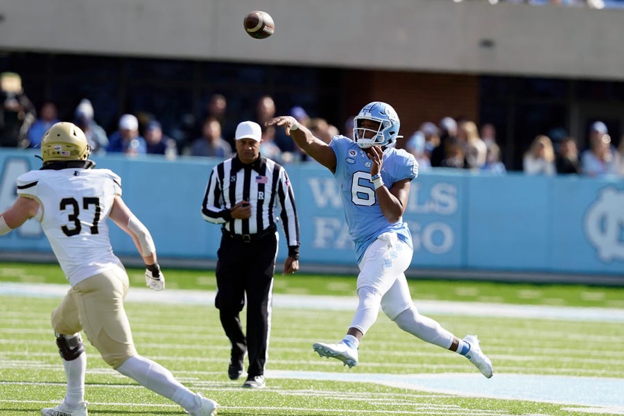 Jacolby Criswell or Drake Maye? With Sam Howell out, UNC football looks to future QB potential