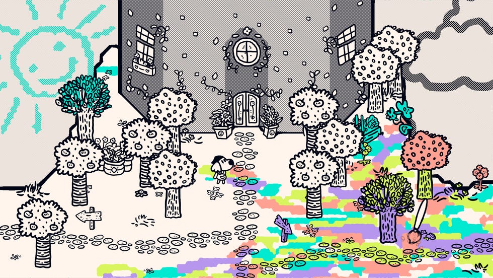 A screenshot of Chicory: A Colorful Tale.