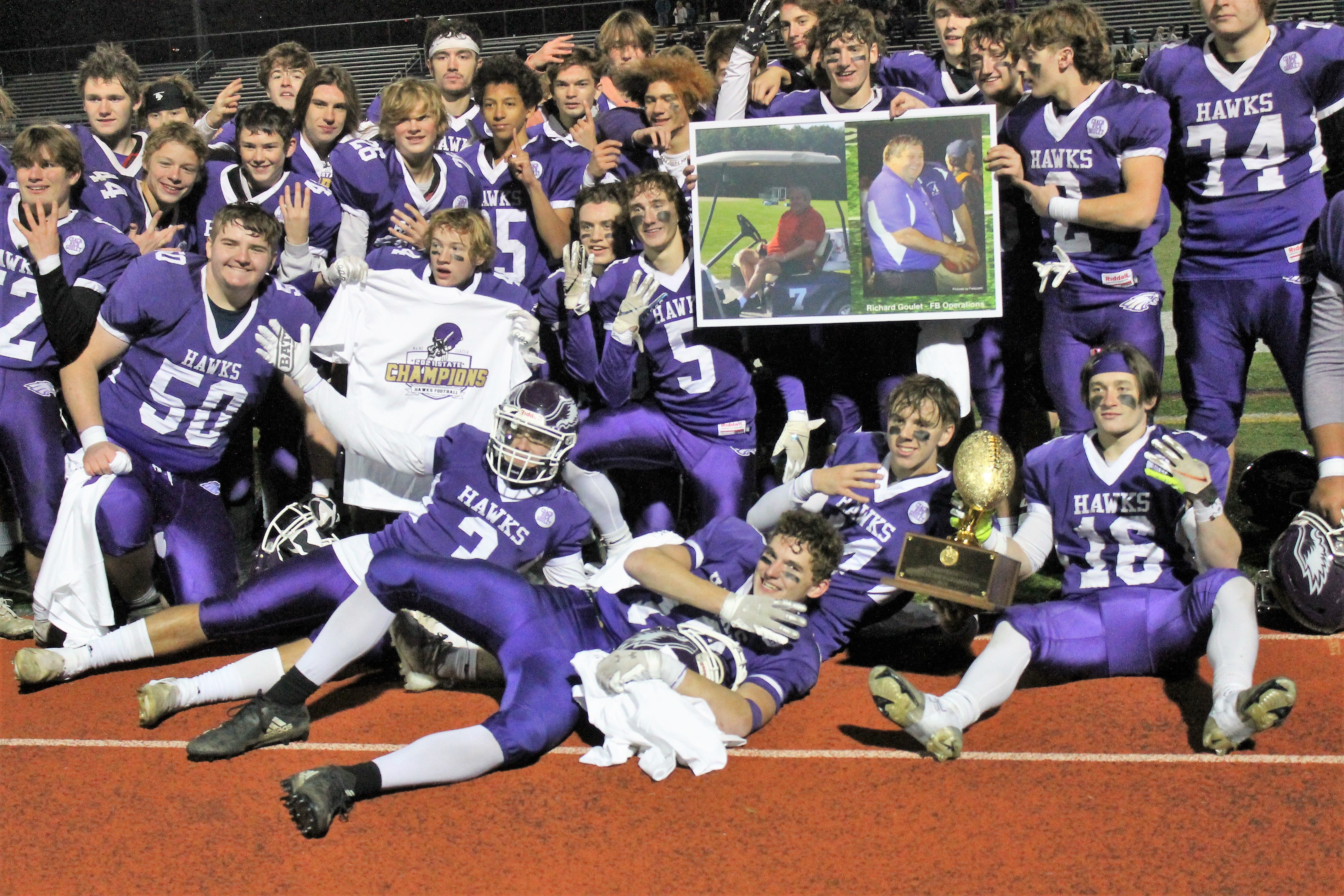 Marshwood High School football wins fourth straight Class B state