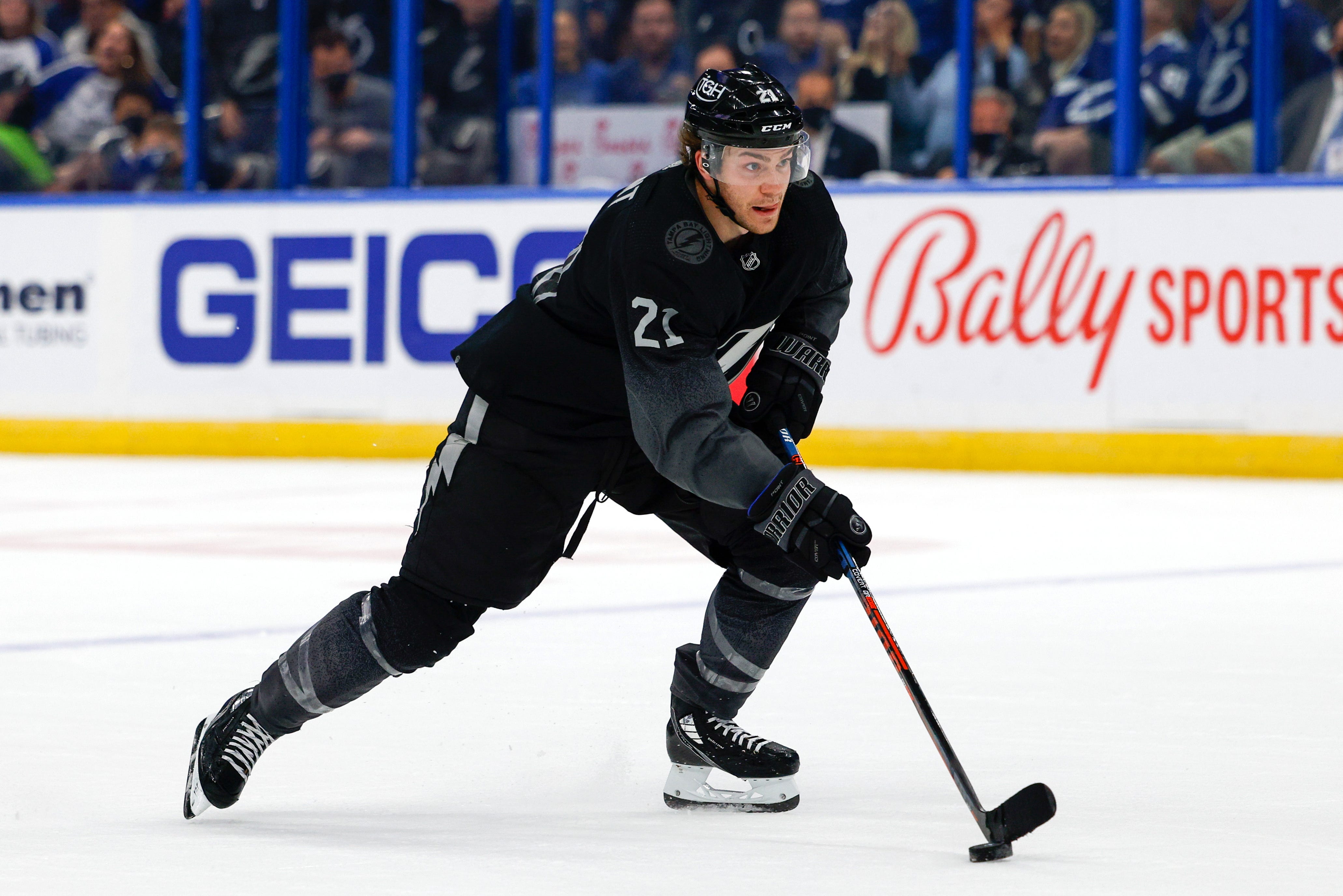 Tampa Bay Lightning's Brayden Point sidelined with upperbody injury