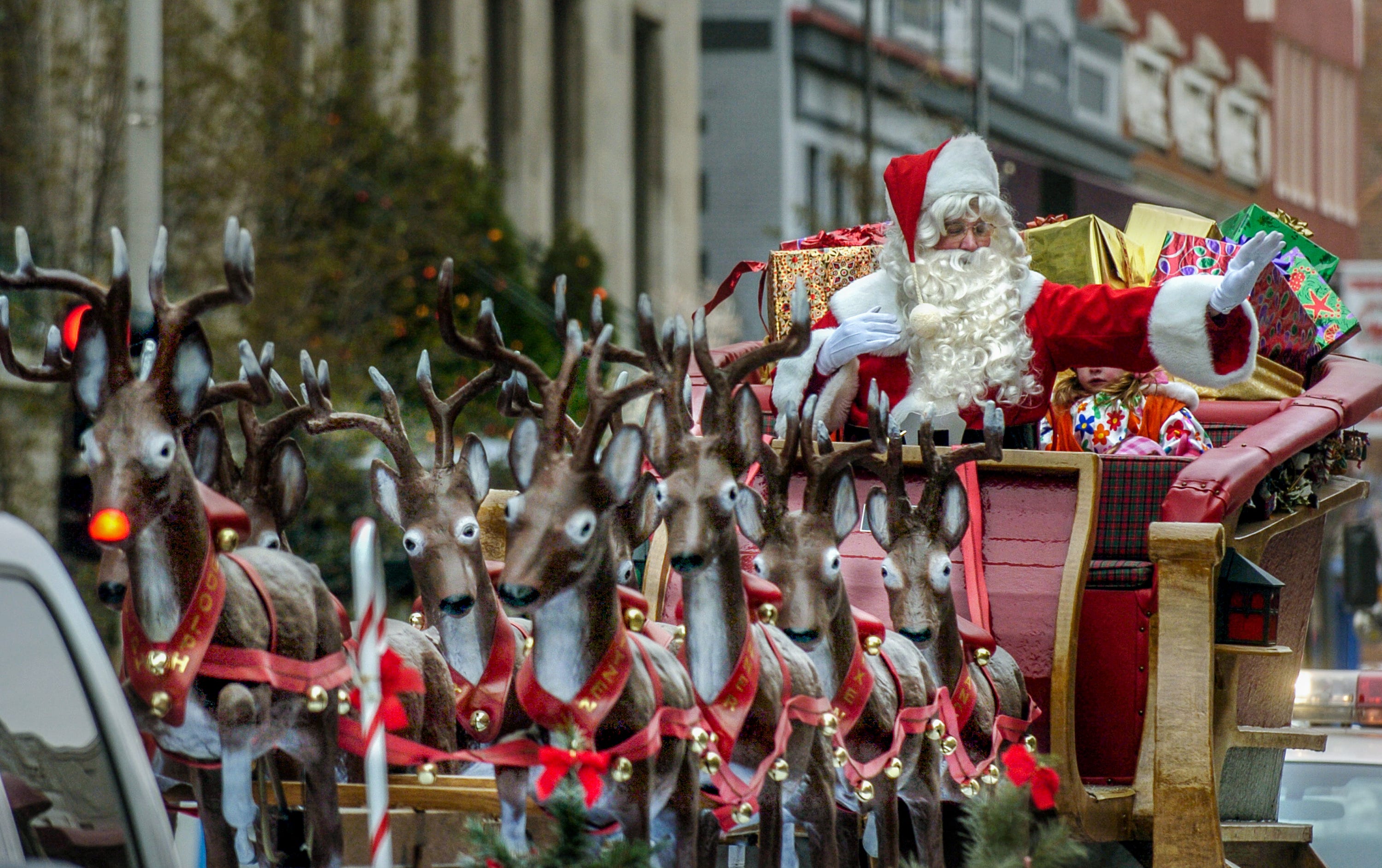 A look back through the years at Peoria's famous Santa Claus Parade