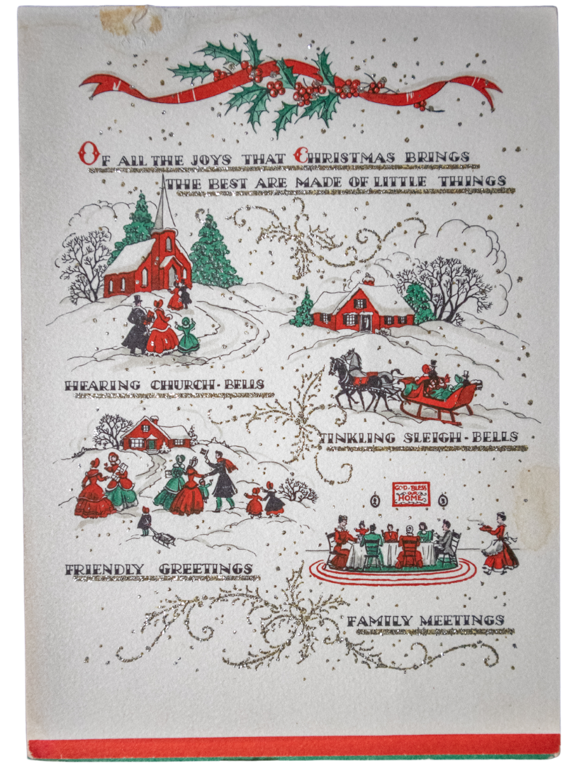 Antiques The history of Christmas cards