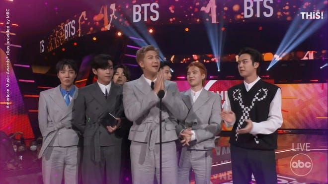 AMAs 2021 winners: BTS wins artist of the year award for first time