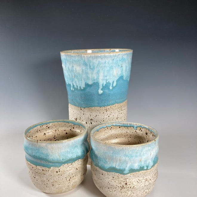 Ceramic mugs from Kat's Clay Creations