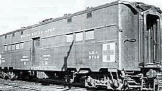The U.S. Army Troop Kitchen train car when it was built in 1942.