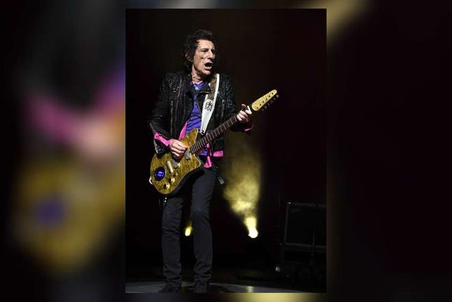 Ron Wood of The Rolling Stones plays the Seminole Hard Rock Hotel & Casino on Nov. 23, 2021.
