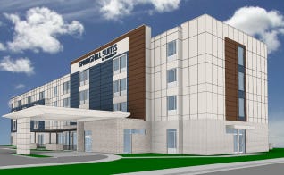 Construction for SpringHill Suites, a hotel in Menomonee Falls for Whitestone Station, is scheduled to begin this week. The hotel is slated to be completed in 2023.