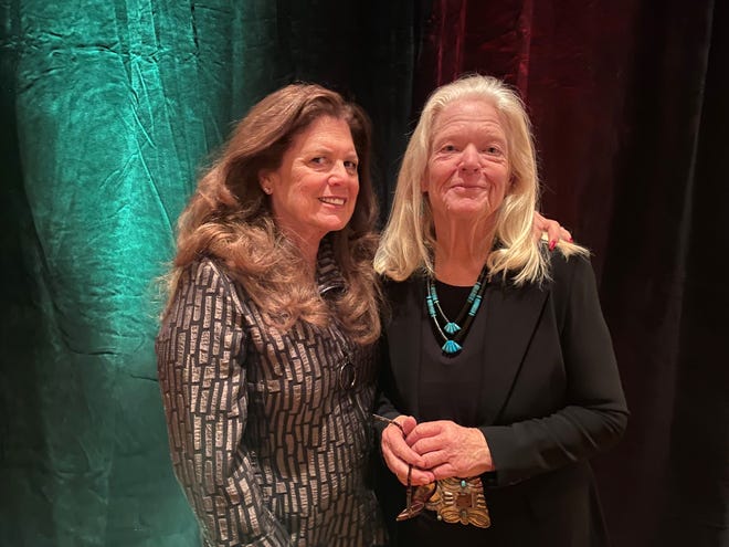 Hidden Harvest President Dee Brown and co-founder Cindy Porter attended the luncheon on Nov. 18, 2021.