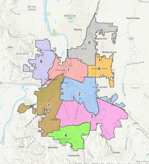 On Monday, the Salem City Council selected the third of three ward boundary map alternatives to serve the city for the next 10 years​.