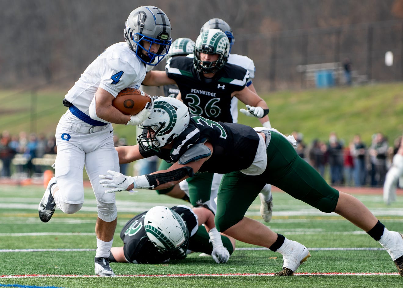 Pennridge/Quakertown football rivalry on Thanksgiving always delivers