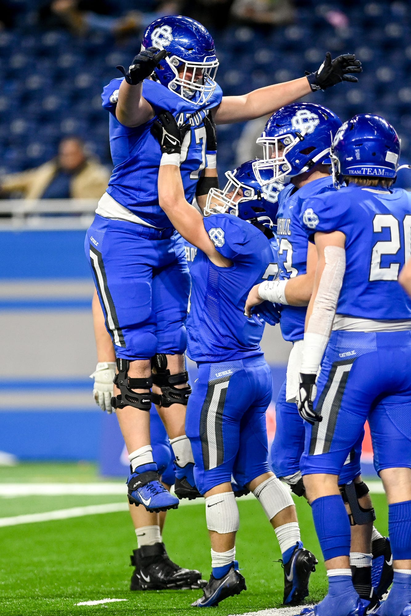Grand Rapids Catholic Central football wins 2021 Div. 5 title