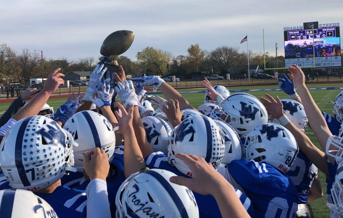Windthorst Trojans vs. Santo Wildcats 2021 football playoff score