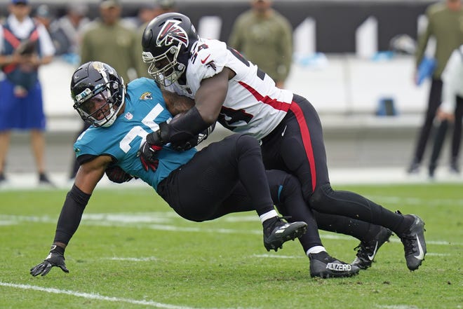 Jaguars running back James Robinson fumbled for a second game in a row on Sunday against the Los Angeles Rams, and got another extended amount of time on the bench.