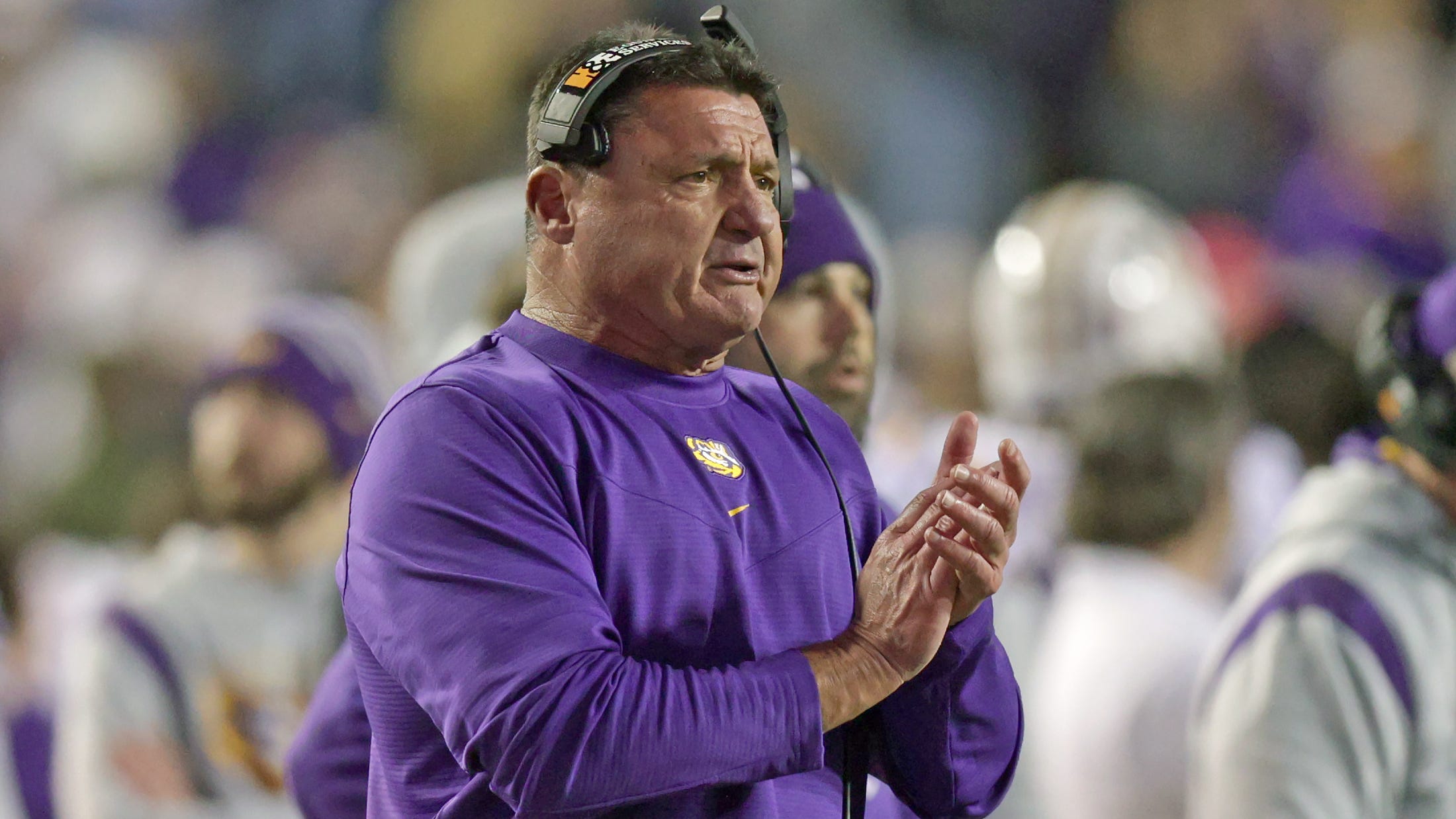 Ed Orgeron says he will not coach LSU in bowl game