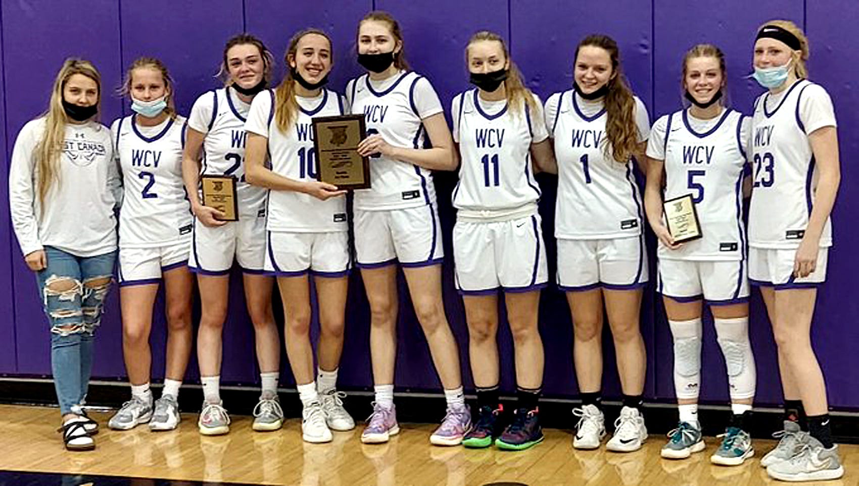 West Canada Valley girls win basketball tournament at home