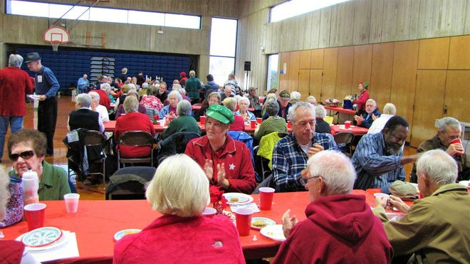The Oak Ridge Senior Center held a past Holiday Reception in the Civic Center gymnasium.