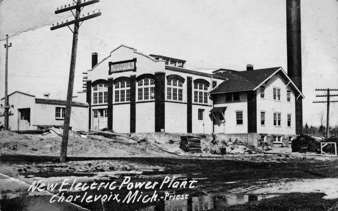 Charlevoix electric plant, built 1921-22 at future Ferry Beach.
