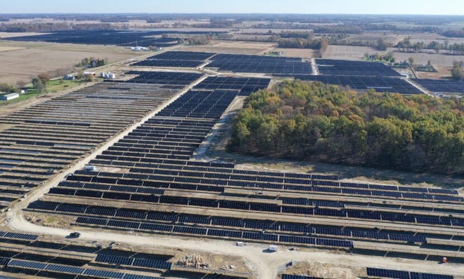 Hillcrest solar farm in Brown County,