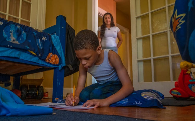 Montavius Thompson 10, was a micro-premie, born at 1 pound, 4 ounces. He has cerebral palsy and faces some physical challenges. His mother, Jasmine Thompson, says that he would love to be as independent as possible.