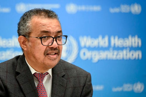 Dr. Tedros Adhanom Ghebreyesus is director-general of the World Health Organization.