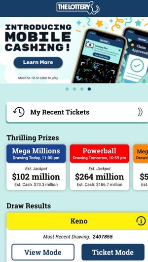 Players have used the Massachusetts Lottery's mobile app to claim 2,834 prizes worth more than $4 million, the Lottery said.