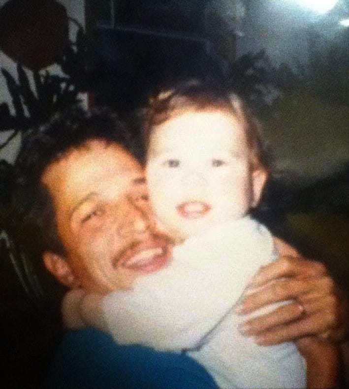 Tiara Helm with her father, Daniel Helm. He was a carpenter who was fatally electrocuted on the job when Tiara was almost 3.