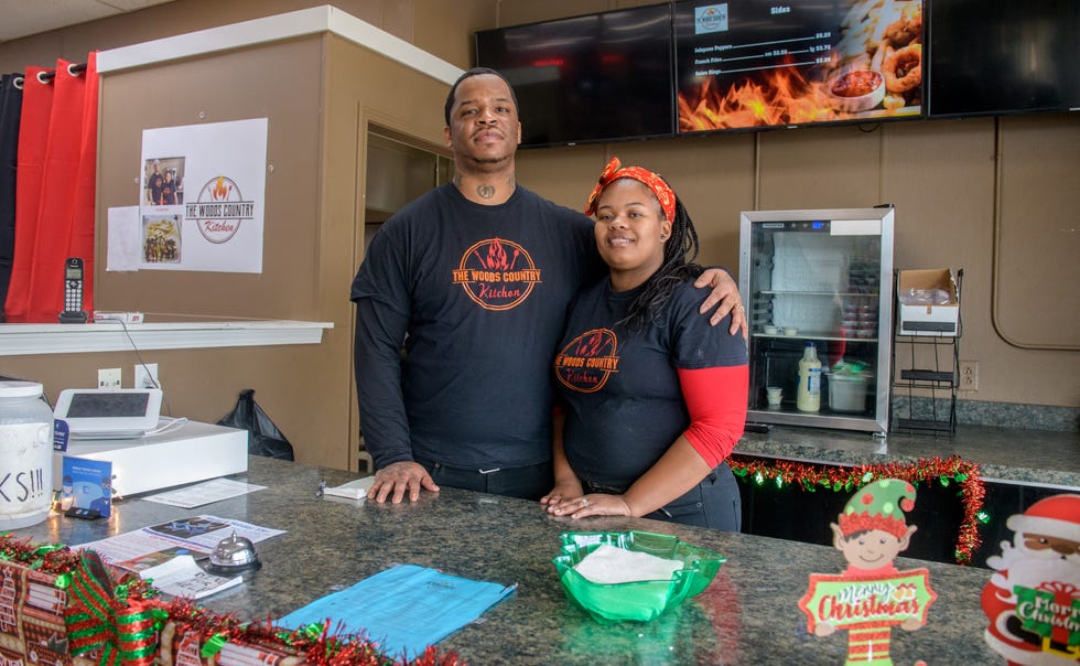 Sterlyn and Amber Woods made a dream come true when they opened The Woods Country Kitchen in the Eagle's Square Gas Station at 403 N. 4th Street in Dunlap.