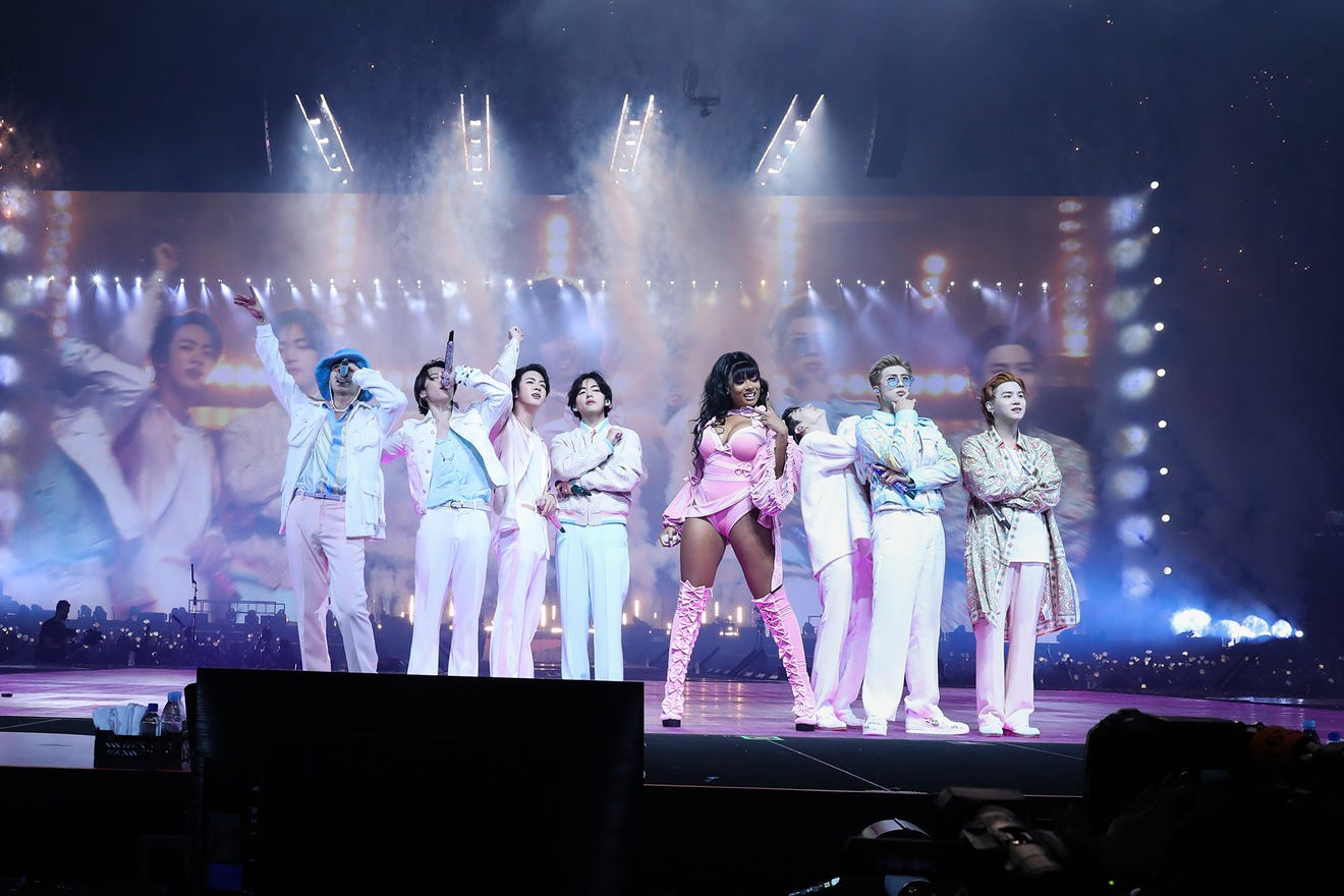 BTS\' LA concert: Megan Thee Stallion crashes stage for \'Butter\' remix