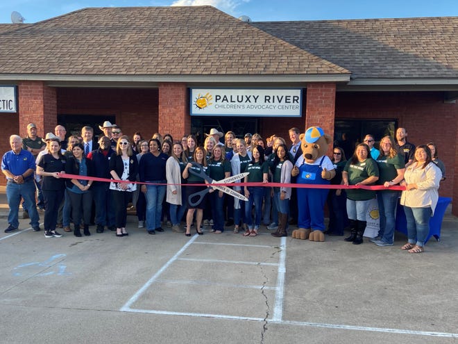 The Stephenville Chamber of Commerce hosted the official ribbon cutting for the Stephenville office of the Paluxy River Children's Advocacy Center on Wednesday. Local law enforcement as well as other community advocates were on hand for the official ceremony. Those who missed out are welcome to come by and get a tour of the new office.