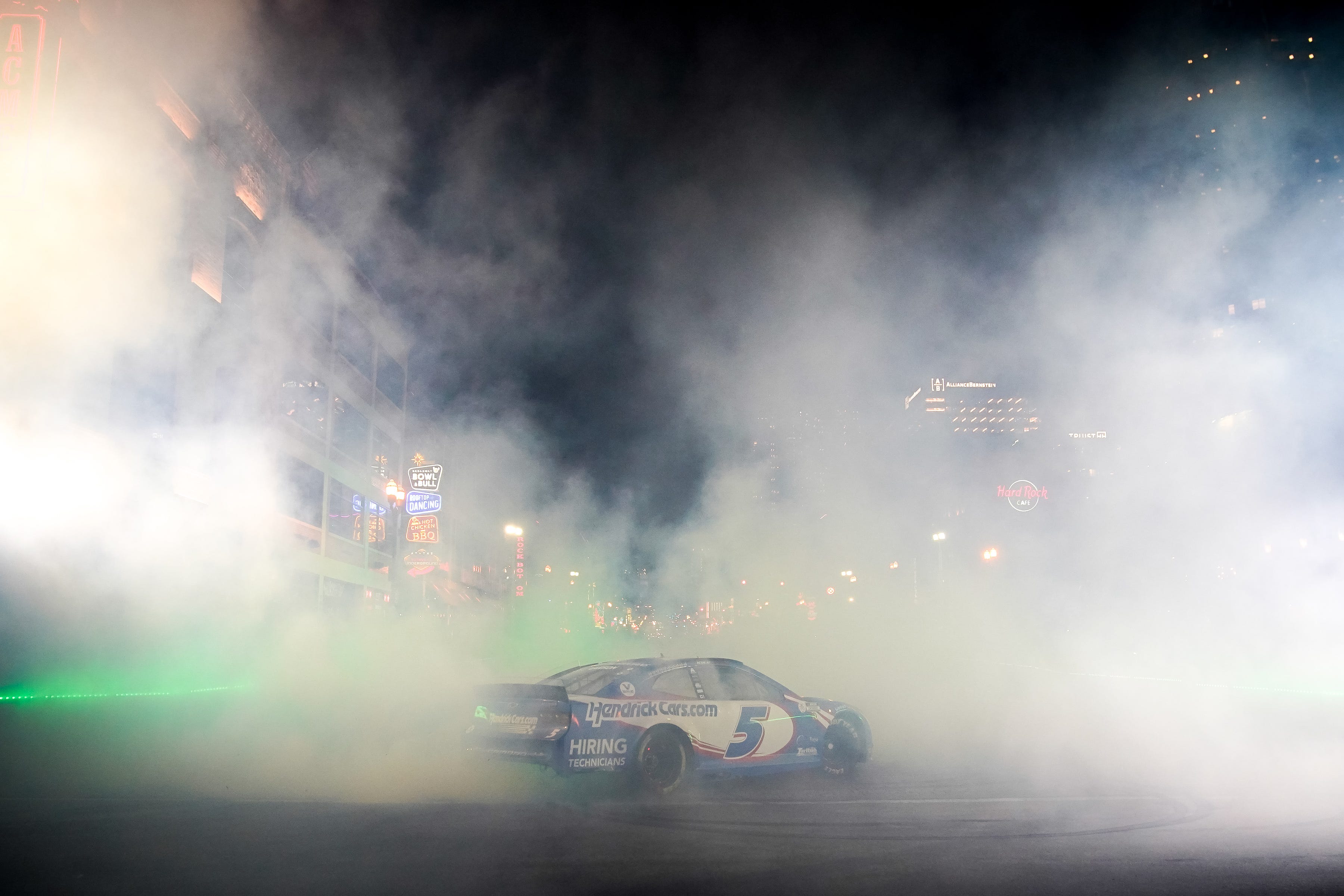 2021 NASCAR Awards Burnouts on Broadway