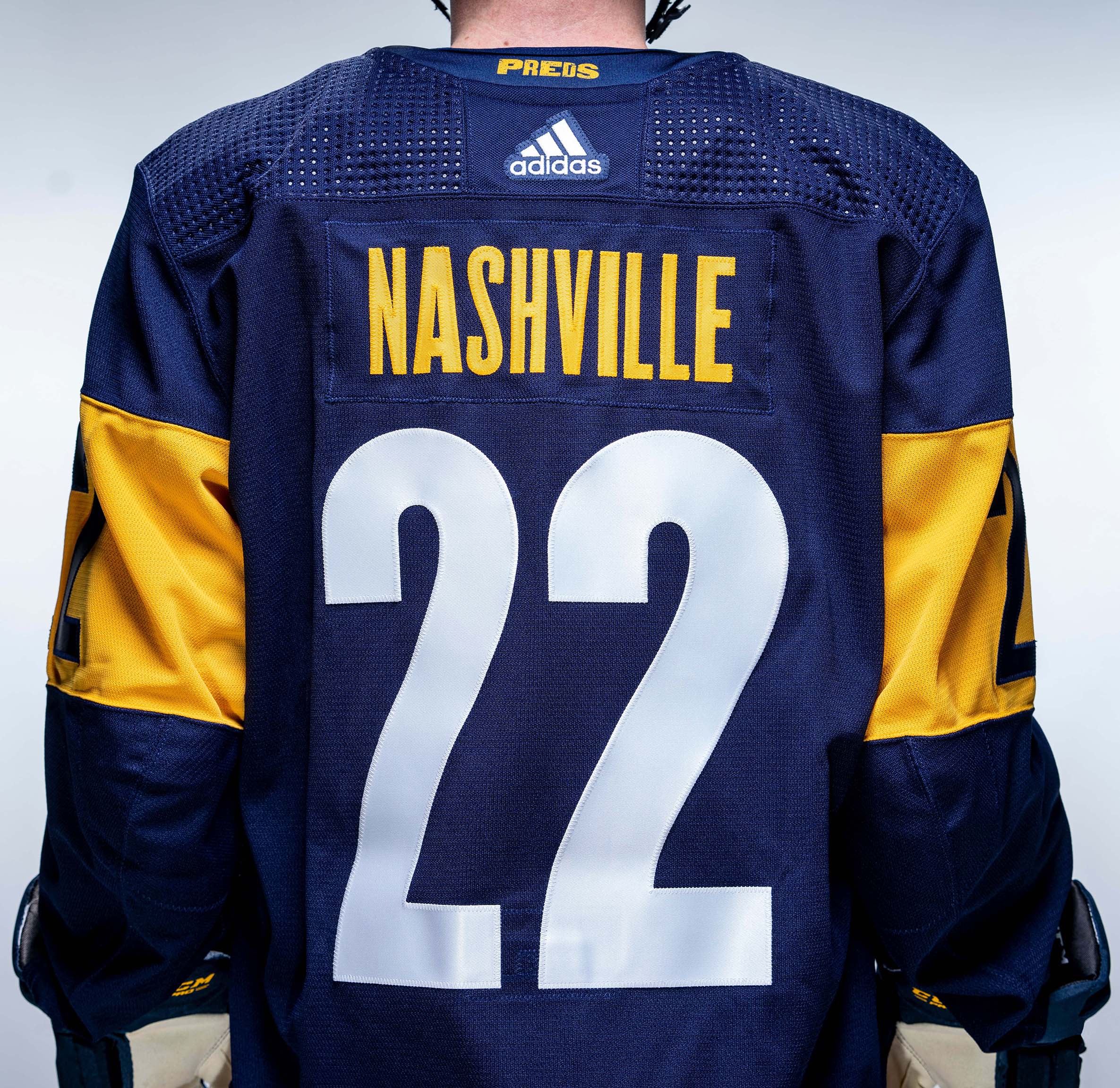 blue predators jersey