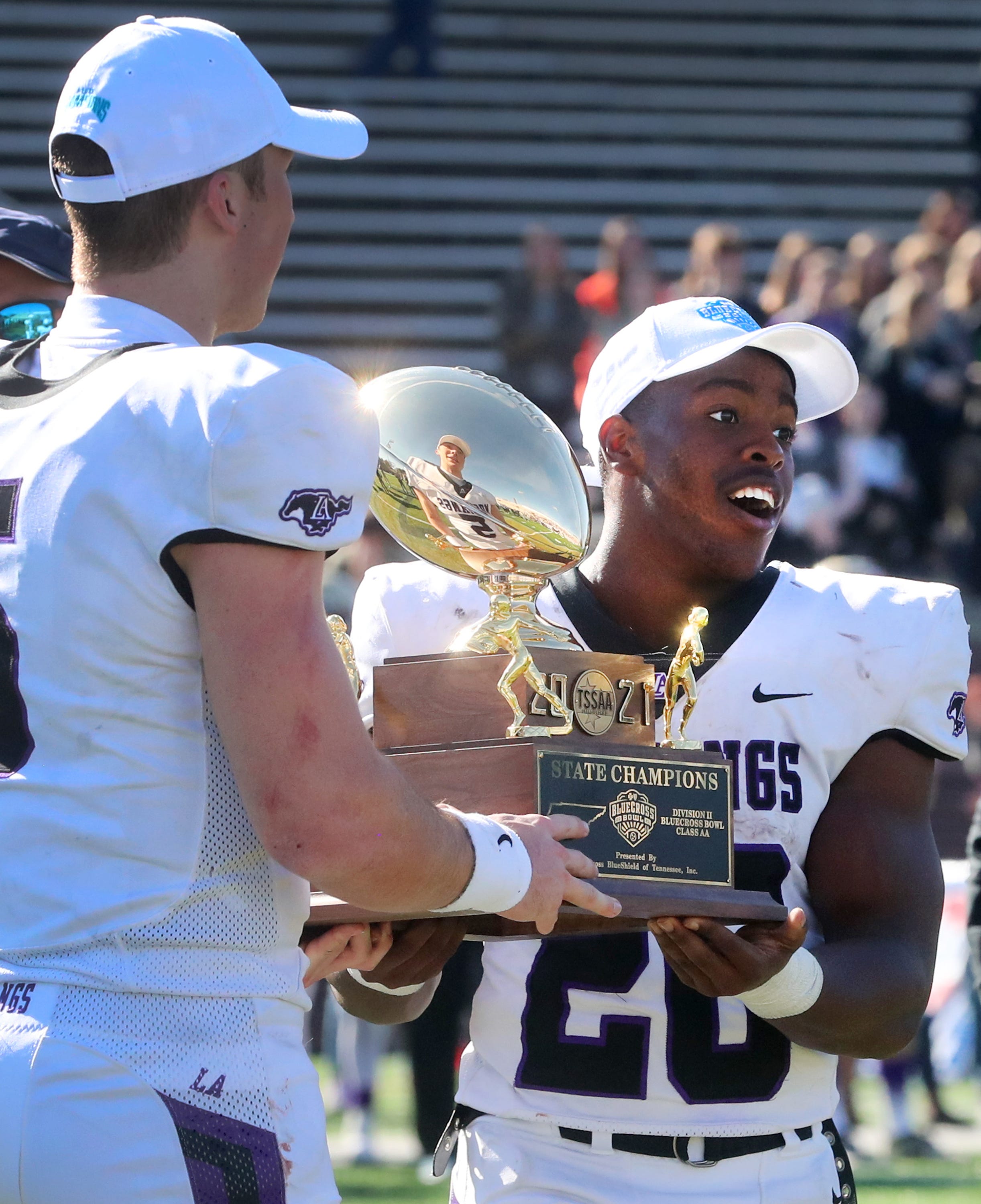 TSSAA football playoffs BlueCross Bowl state championship 2021 scores
