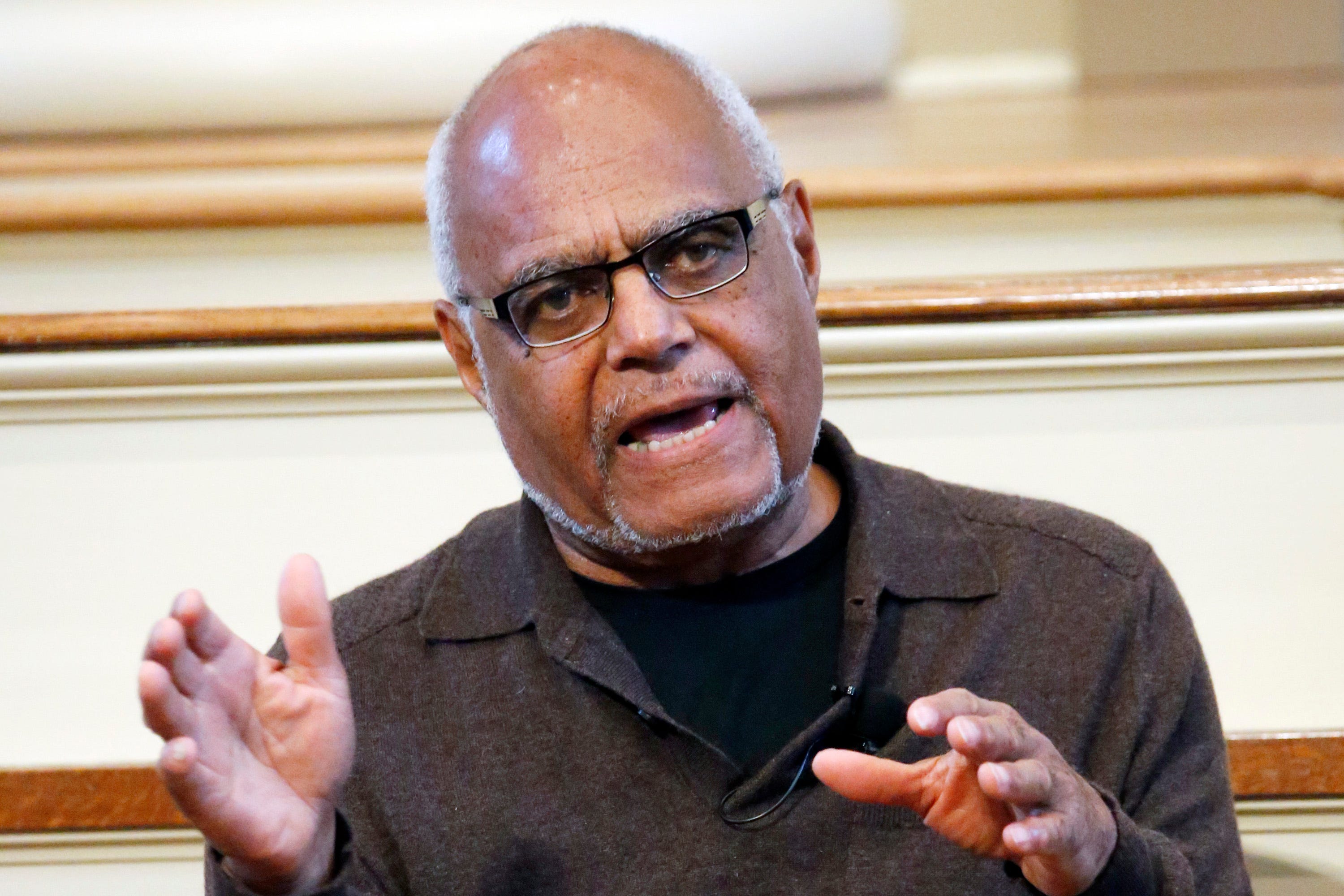 Robert "Bob" Moses, director of the Mississippi Summer Project and organizer for the Student Nonviolent Coordinating Committee (SNCC), answers questions about Freedom Summer in 1964 during a national youth summit Feb. 5, 2014, hosted by the Smithsonian's National Museum of American History at the Old Capitol Museum in Jackson, Miss.