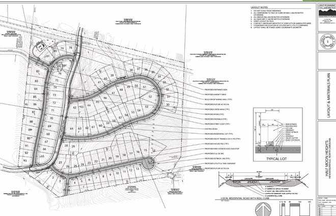 Half Moon Heights approved site plan