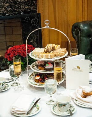 The Chesterfield's holiday tea is offered through Dec. 30 and includes festive confections, tea sandwiches, scones and a selection of teas.
