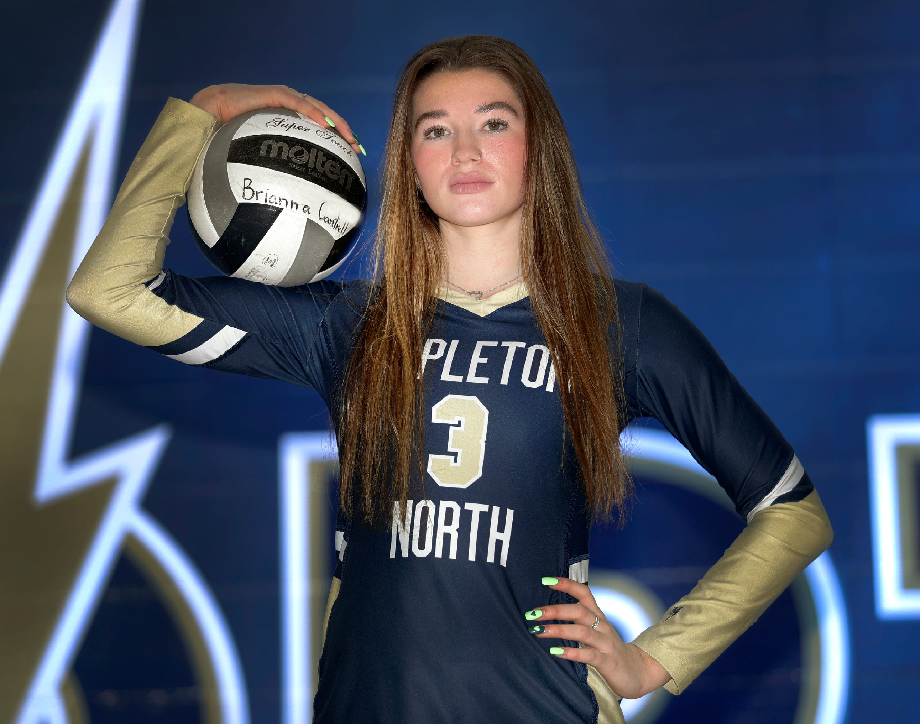 Appleton North's Brianna Cantrell named top area girls volleyball ...