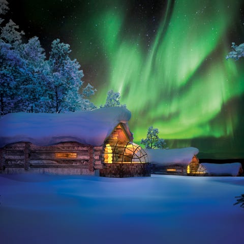 Northern Lights over the Arctic