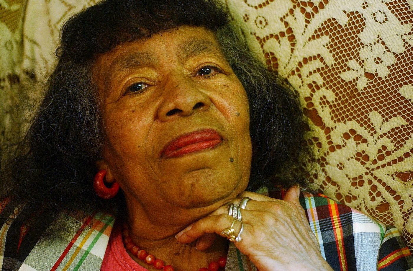 Lucille Times marched in Alabama for voting rights.