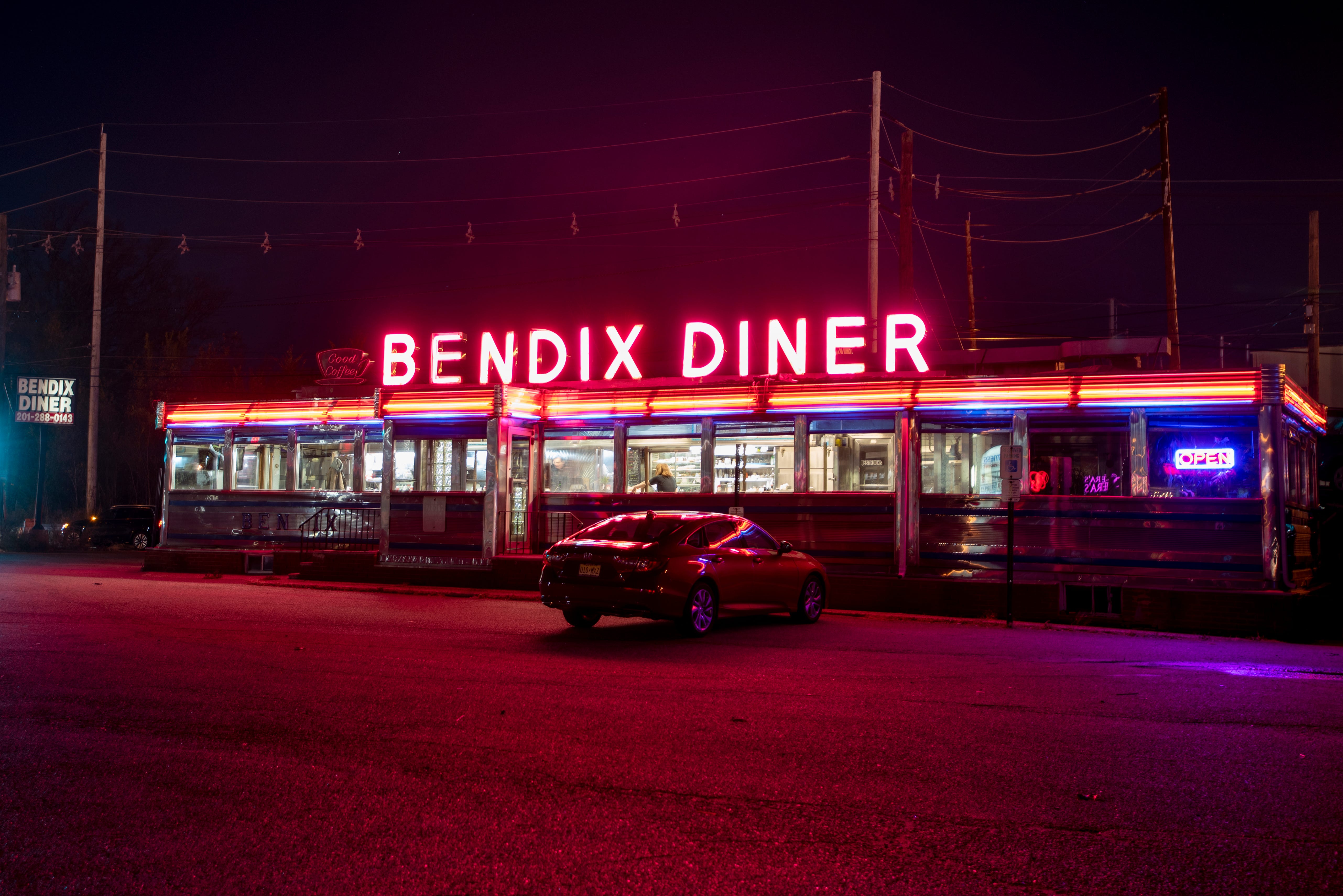 The exterior of Bendix Diner on Friday December 3, 2021.
