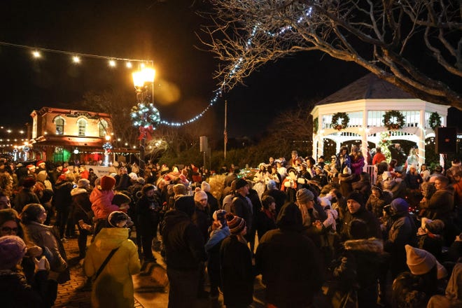 Due to the large fire on North Water Street in downtown Kent on Friday, this Saturday's Festival of Lights, shown in this 2021 photo, is postponed until Dec. 10.