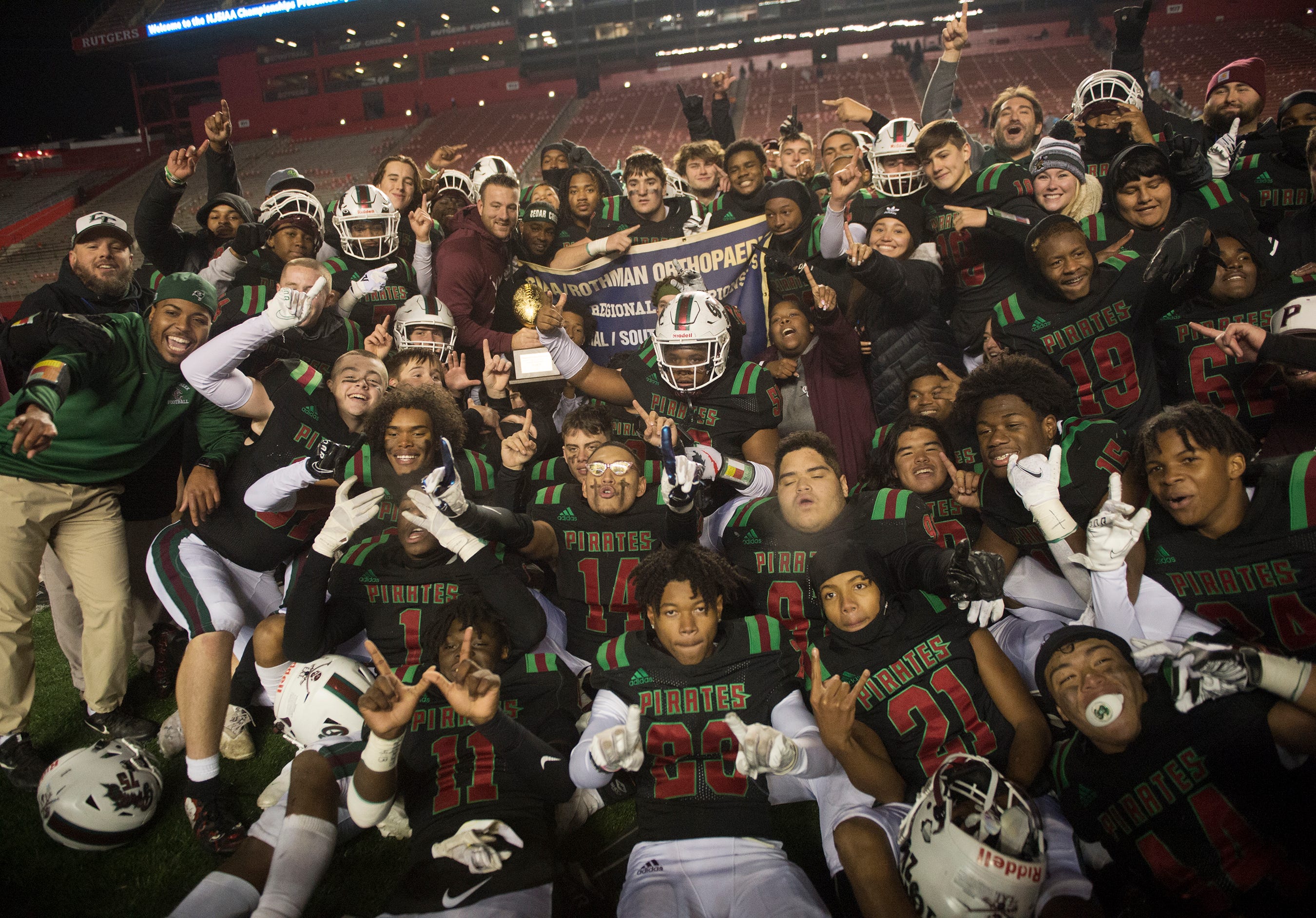 Cedar Creek is the South Jersey Football Team of the Year