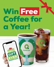 Whitehouse-Station based convenience market chain QuickChek is giving away free coffee for a year to 159 people, or one for every QuickChek store.