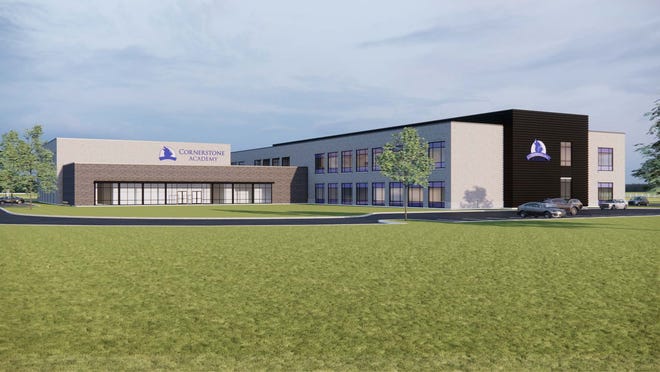 Cornerstone Academy, a tuition-free charter school, wants to build a high school in the New Albany International Business Park.