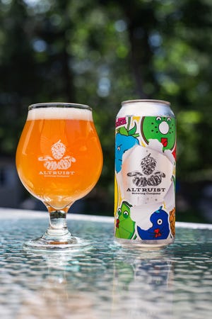 Non-beer drinkers love Altruist Brewing Co.'s sour ale "Pucker Face." Altruist has brewed about seven different versions, including this riff with mango and dragonfruit.