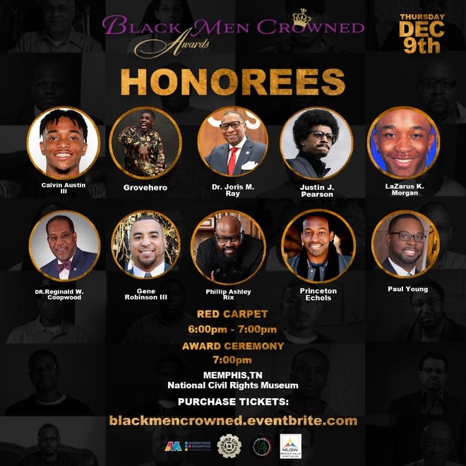 The first annual Black Men Crowned Awards will honor Black men in Memphis who are making making a difference. The sold-out event takes place Dec. 9 at the National Civil Rights Museum.